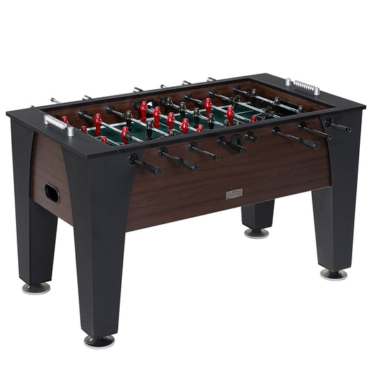 Barrington 58” Richmond Foosball Table Competition Size, Durable and Stylish with Tabletop Sports Soccer Balls, Perfect for Family Game Rooms