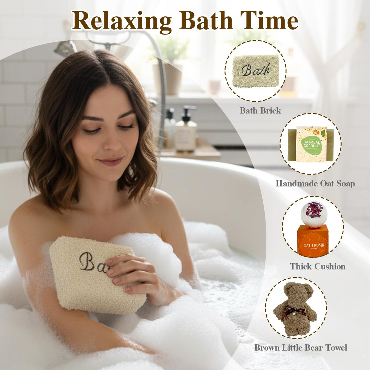 LUVTRACE Self Care Giftst for Women Spa Gift Baske Box with Blanket, Candle, Bath Salt & Tumbler — Birthday, Get Well Soon, Thinking of You, Christmas Gifts (Orange)