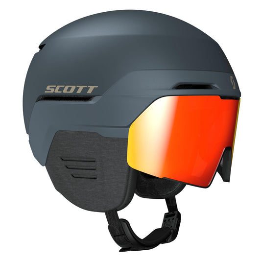 Scott Blend Plus LS Ski & Snowboard Helmet – Integrated Light-Sensitive Visor, MIPS® Brain Protection, 360° Pure Sound Technology, Adjustable Venting, Premium All-Mountain Helmet