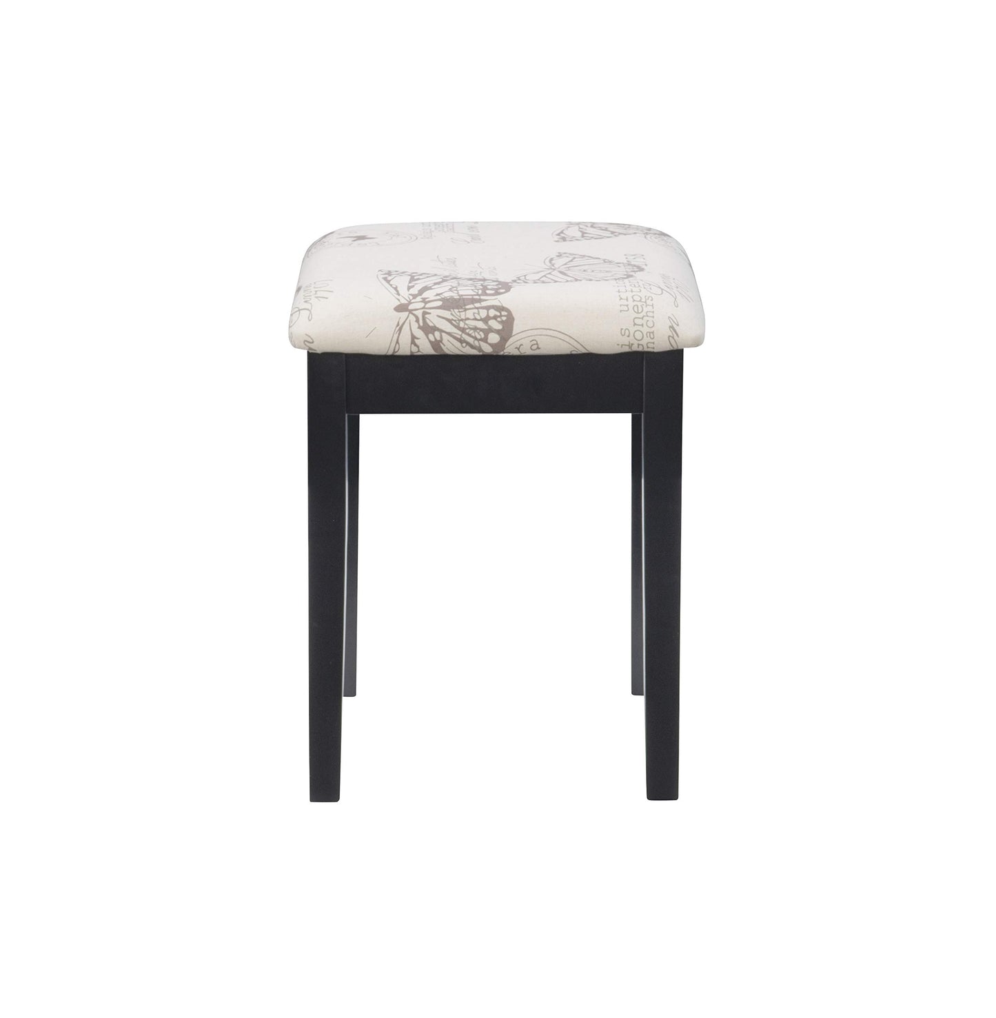 Linon Vanity Set, Black