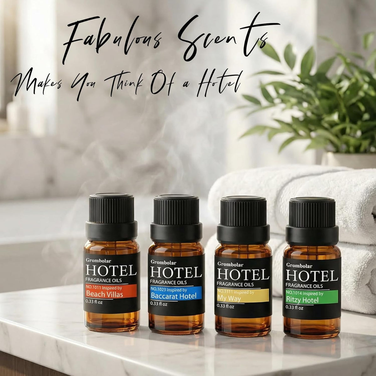 Skiennix Essential Oils Set | Hotel Collection Diffuser Oils - Premium Fragrance for Home Care