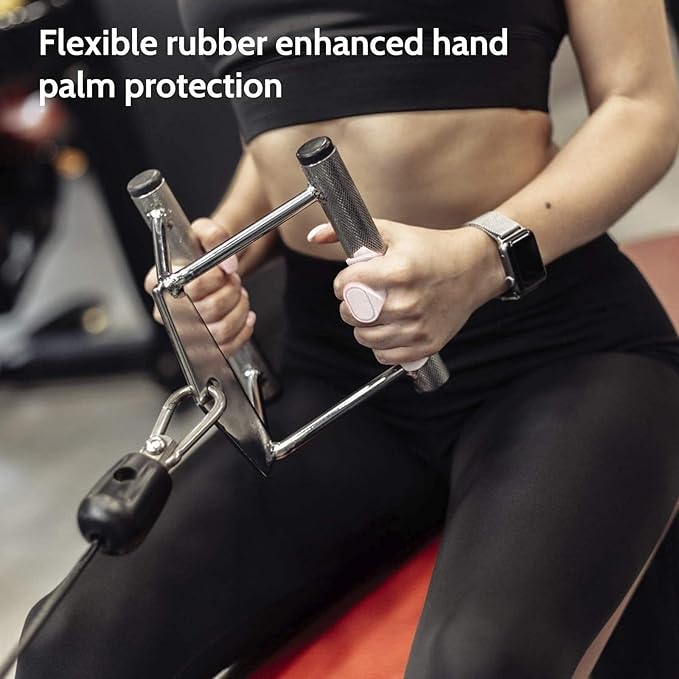 Ergonomic Anti-Slip Weightlifting Grip Pads,Secured Finger Clip Gym Hand Gloves Protectors for Men & Women,Non-Slip Palm Support for Dumbbells & Barbells (Black/RED/Grey/Pink)