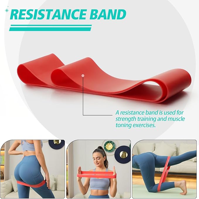 5-in-1 Foam Roller Set, Massage Roller Stick, Massage Ball, Resistance Band for Deep Muscle Massage, Trigger Point Release, Pilates, Yoga (Orange-Wave)
