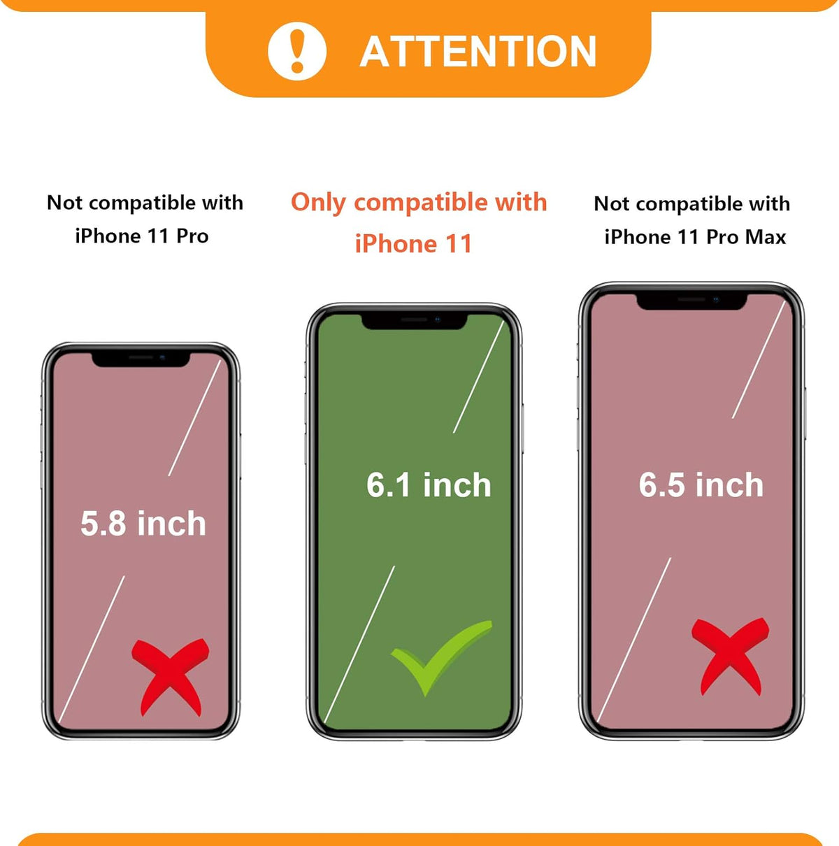 Bocasal 11 11 6.1 inch for iPhone Wallet Case with Card Holder PU Leather Magnetic Detachable Kickstand Shockproof