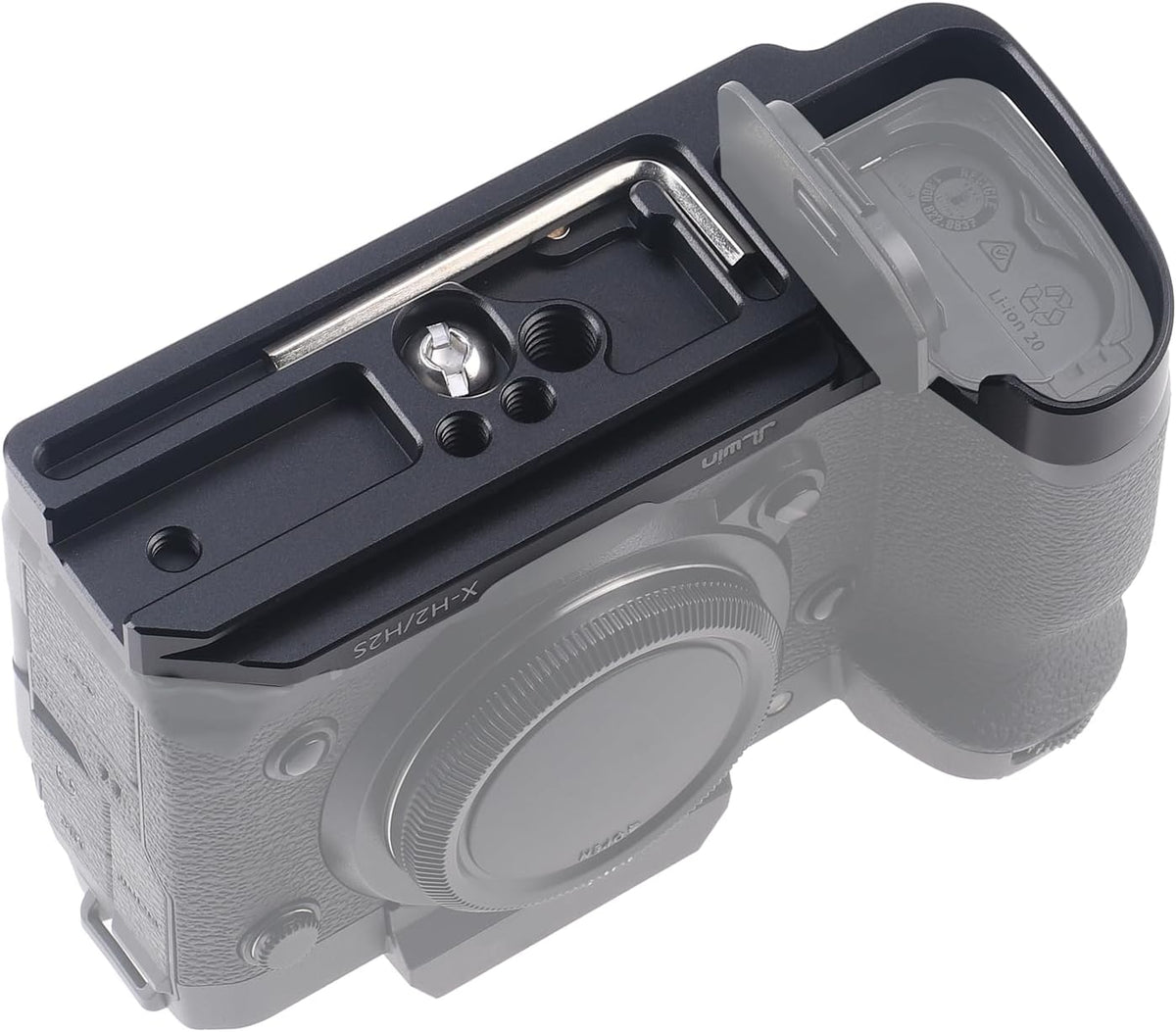 FocusFoto X-H2/X-H2S Quick Release Baseplate QR Plate Mount for Fujifilm Fuji Mirrorless Camera, Compatible