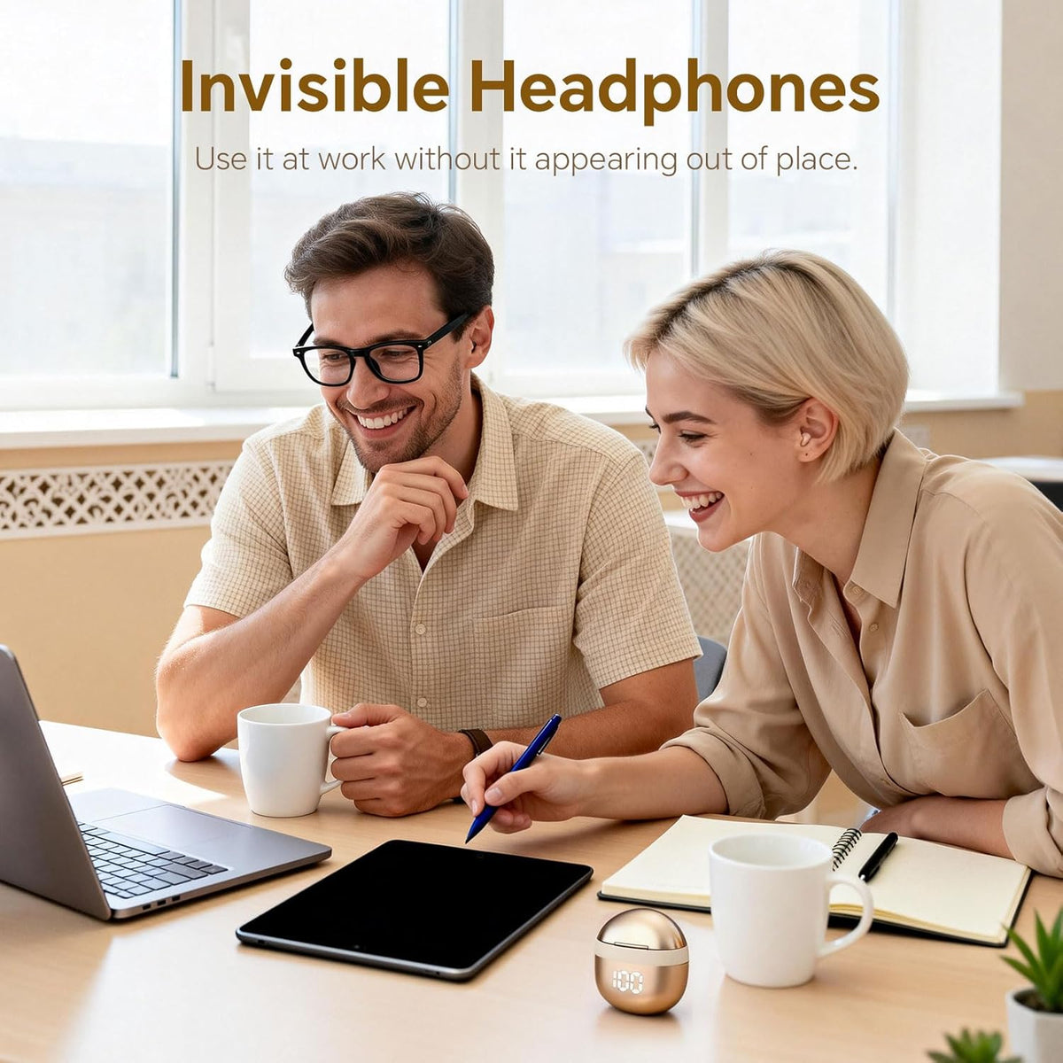 Yihou Invisible Small Mini Sleep Earbuds Headphones Wireless Bluetooth Comfortable Tiny Sleeping Smallest Low Profile