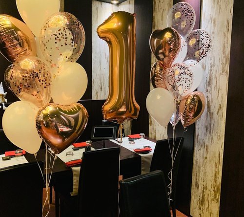 Gold Number 13 Balloon - 40 Inch Giant Foil Balloon for 13th Birthday Party Decorations