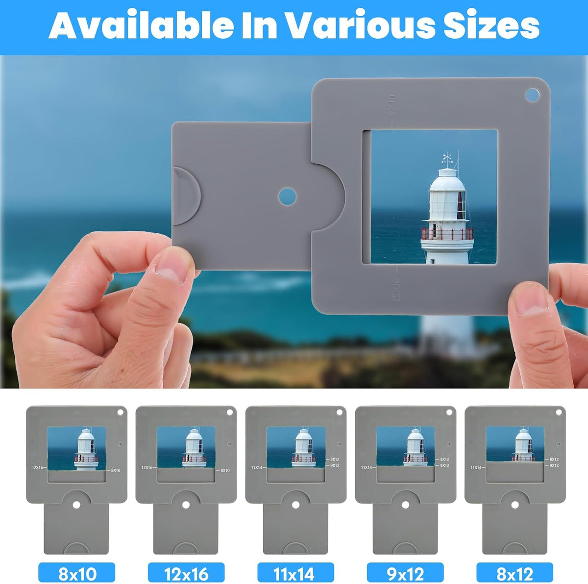 XLIUAX 2Pcs Portable View Finder, View Finder with Sliding Mechanism, Adjustable Custom Viewfinder, Color Isolation