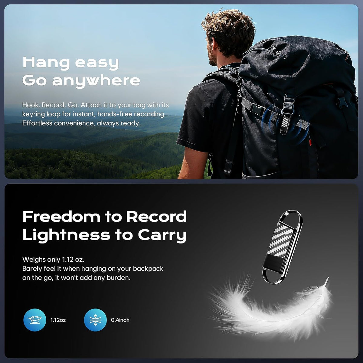 Tallkcoder 72GB MP3 Voice Activated Recorder - Recording Device with AI-Intelligent Noise Reduction for Lectures
