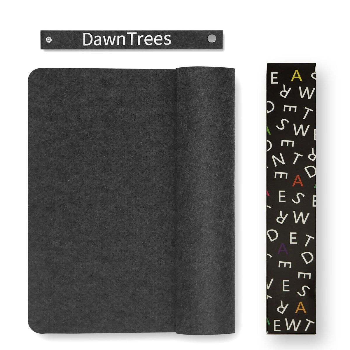 Large Felt Desk Mat,47.2"x 23.6",Non-Slip Desk Pad for Office and Home,120x60cm Full Table Mouse Pad,Keyboard Mats for Desk,Desktop Protection(Dark Gray)