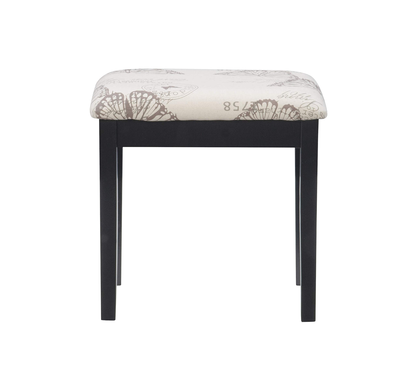 Linon Vanity Set, Black