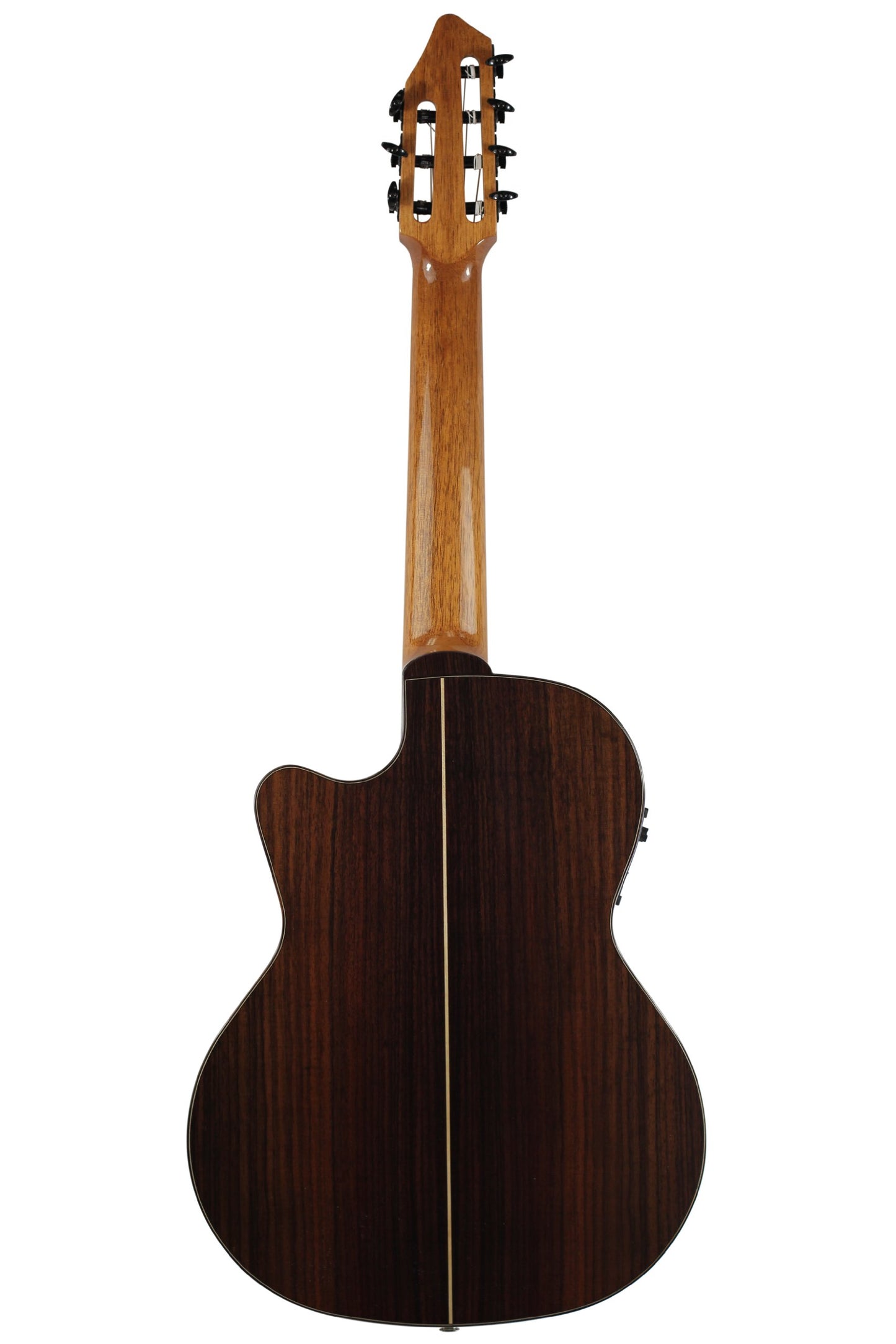 Kremona Fiesta F65CW-7S – Acoustic/Electric 7-String Nylon String Guitar – Handmade in Europe – Deluxe Hardshell Case Included