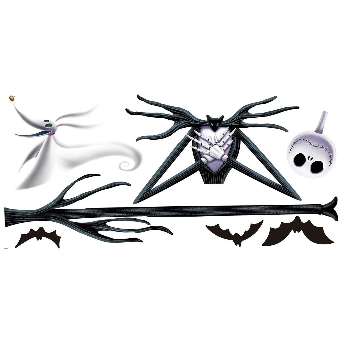 RoomMates Disney The Nightmare Before Christmas Jack Giant Peel and Stick Wall Decals by RoomMates, RMK3765GM