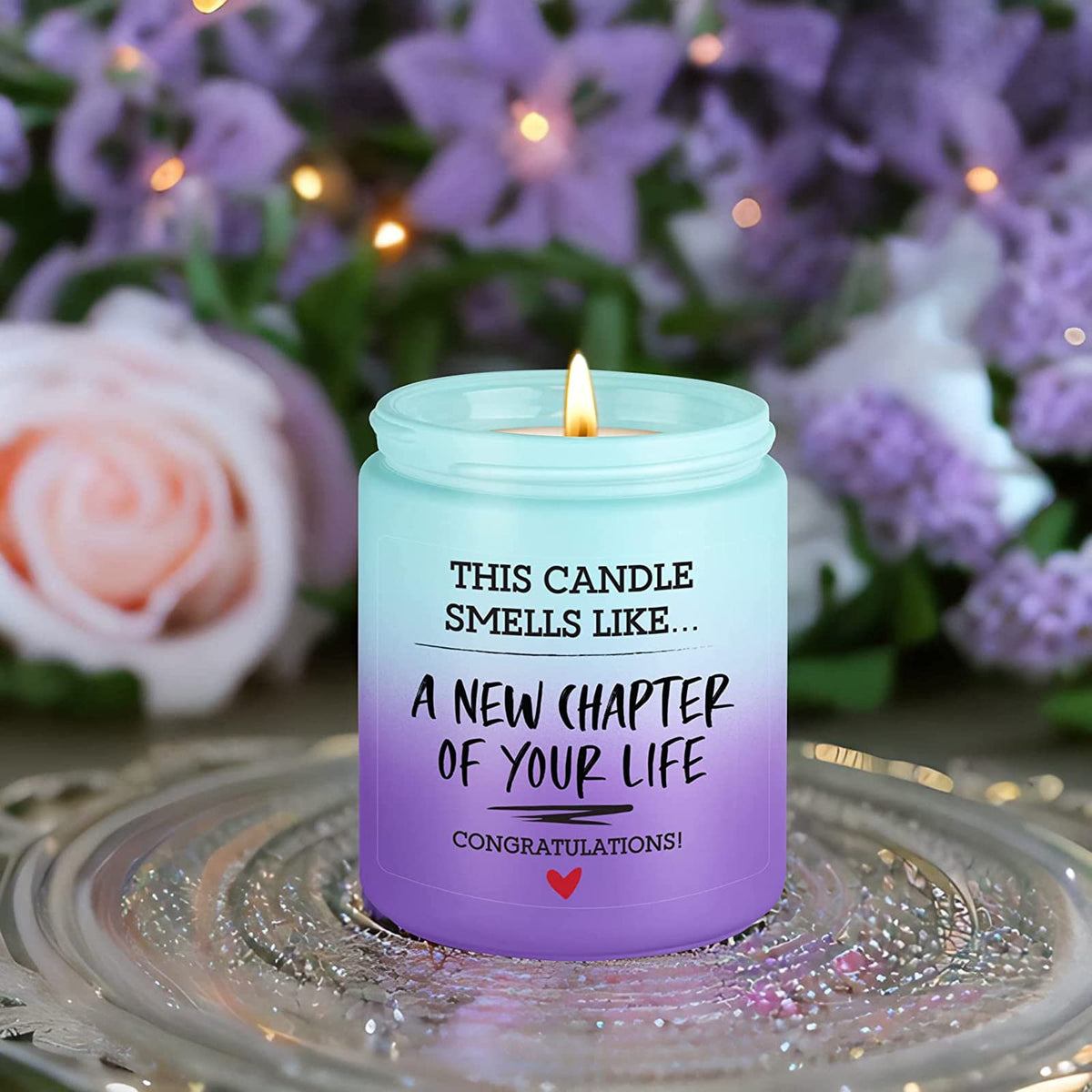 Fairy's Gift New Chapter Candle, Congratulations Gifts for Women Men, Coworker Friend, Leaving Job, New Beginnings Gifts for Women Men, Breakup, Divorce, Retired, Moving Away Congrats Presents Ideas