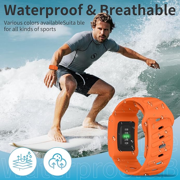 Silicone Sport Band Compatible with Whoop 4.0 Band for Men Women,Soft Comfort Durable Replacement Wristbands for Whoop 5.0 Silicone Bands