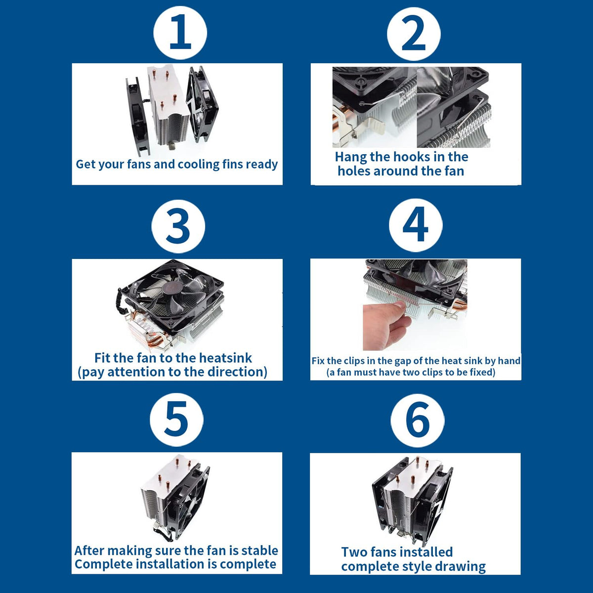 Surf turtle 4 12CM CPU Heatsink Fan Buckles pcs Wire Buckle Lower Hook Type Fixing Clip for Computer Cooling