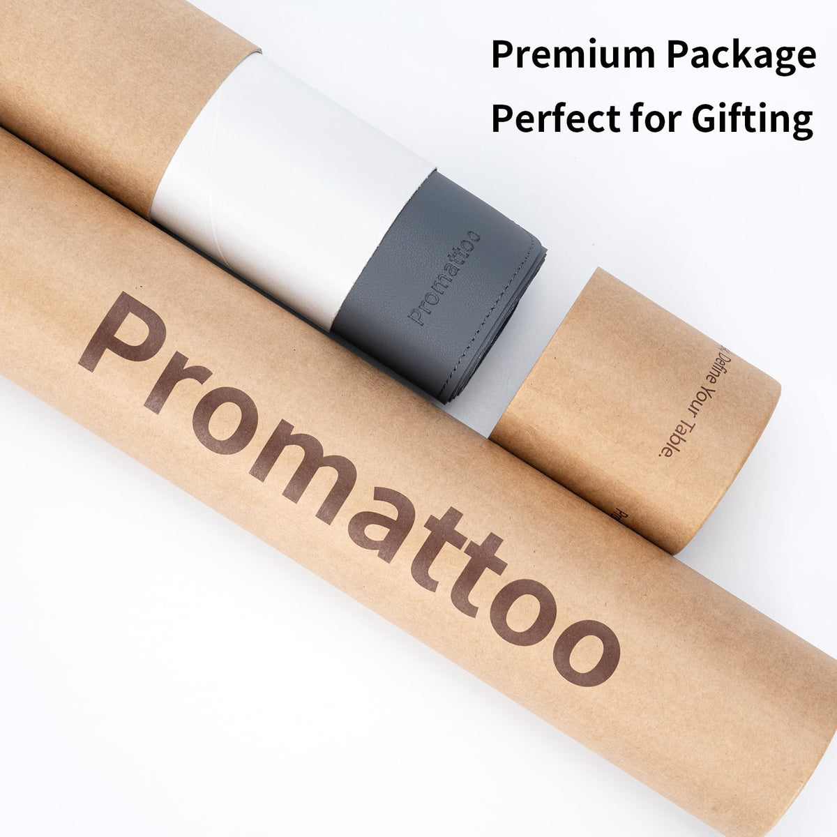 PROMATTOO Oversized Non-Slip Desk Pad Protector with Premium Gift Box – Vegan Leather Waterproof Laptop Mat for Keyboard & Mouse, Grips Desk Firmly – Large Office Pad– Dusk Navy