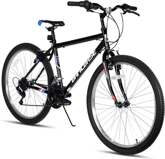 HH HILAND 24 26 inch Mountain Bike for Men Women, 18 Speeds High-Carbon Steel Frame, Sport Cycling MTB Bicycle for Adult