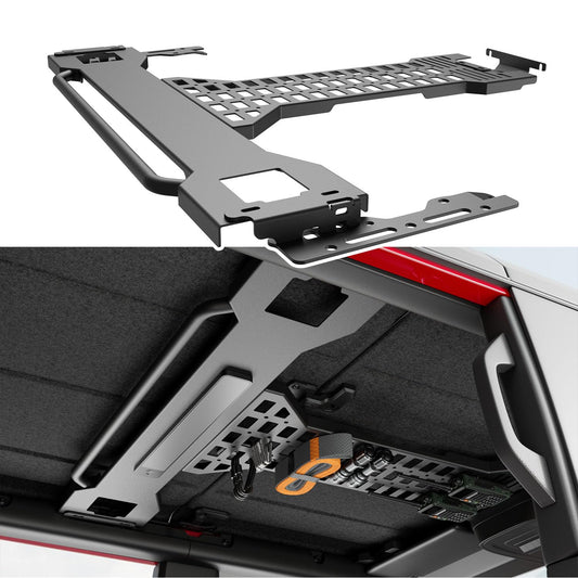 PTYYDS Overhead Molle Panel Compatible with 2021-2025 Ford Bronco 4 Door Roof Reinforcement Cross Bar Overhead Storage Rack Replacement for 2021-2025 Ford Bronco Accessories
