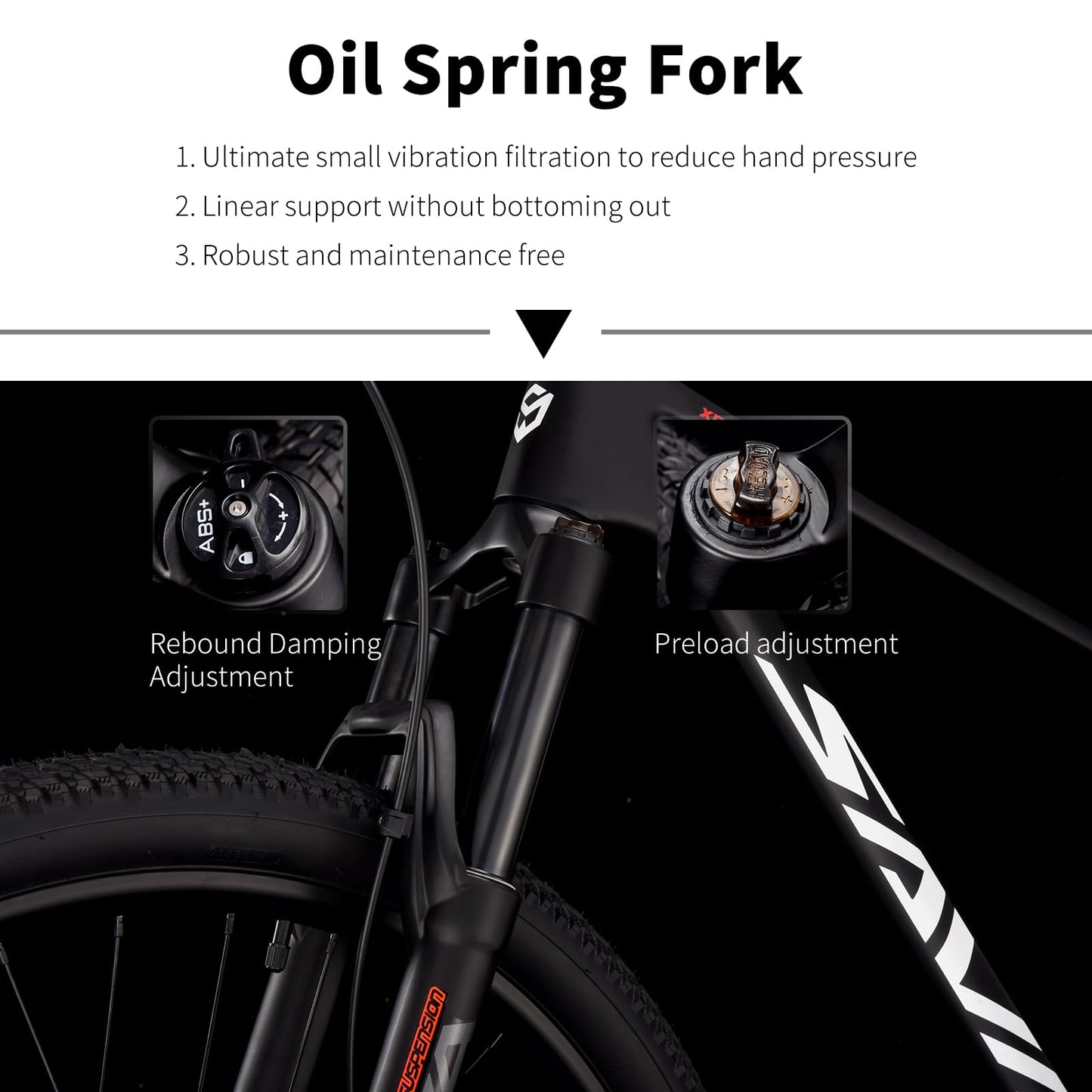 SAVADECK Carbon Fiber MTB with U6000 10 Speed Shift Groupset, Hydraulic Disc Brake wMT200 Break System (Gulf Blue, 29 * 17)