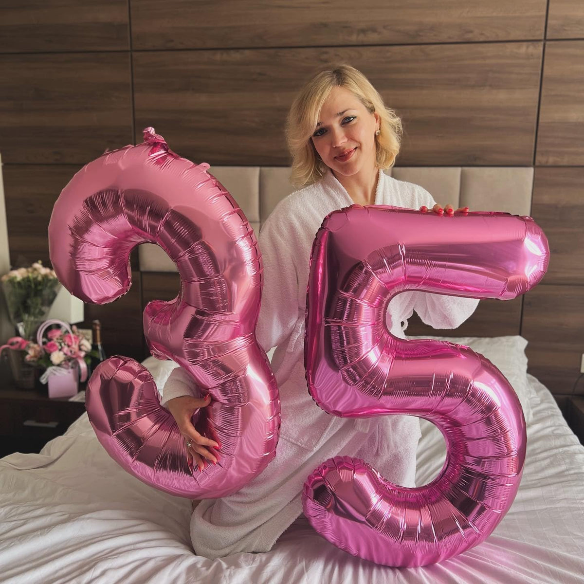 Number 8 Balloon - 40 Inch Pink Birthday Decoration for Girls | Perfect 8th Birthday Party Supplies