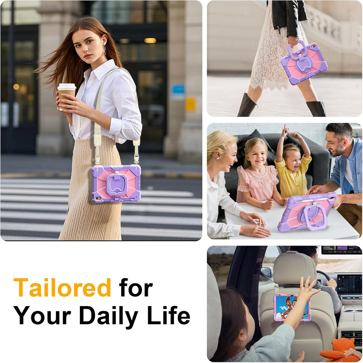 Ubearkk (A16) 11th/10th 11/10.9 Inch 2025/2022, a16 360 Case for iPad Generation for iPad case with Screen Protector