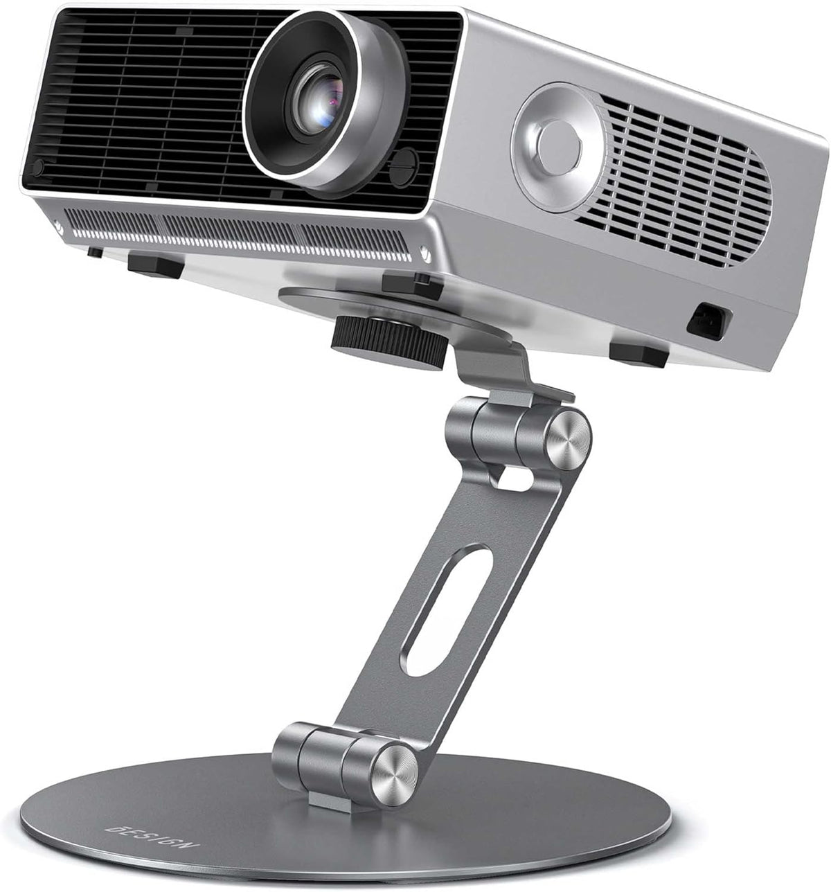 BESIGN PS01 1/4 inch Projector Foldable Mount Stand, Angle Adjustable Projector Stand with Mounting Screw
