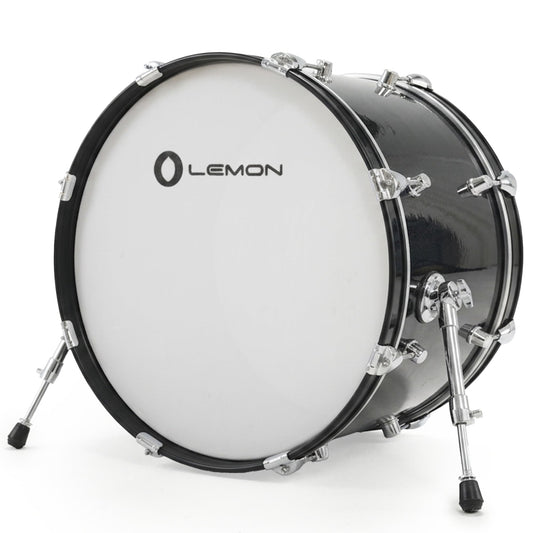 Lemon T950 Electronic Kick Drum - 20"x12" Single-Zone Mesh Bass Drum Trigger Pad, Acoustic-Style Wood Shell, Adjustable Tension, Works with Most Electronic Drum Modules, Quiet Practice, Full Size