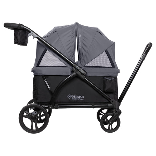 Baby Trend Navigator 2-in-1 Stroller Wagon, Dash Black