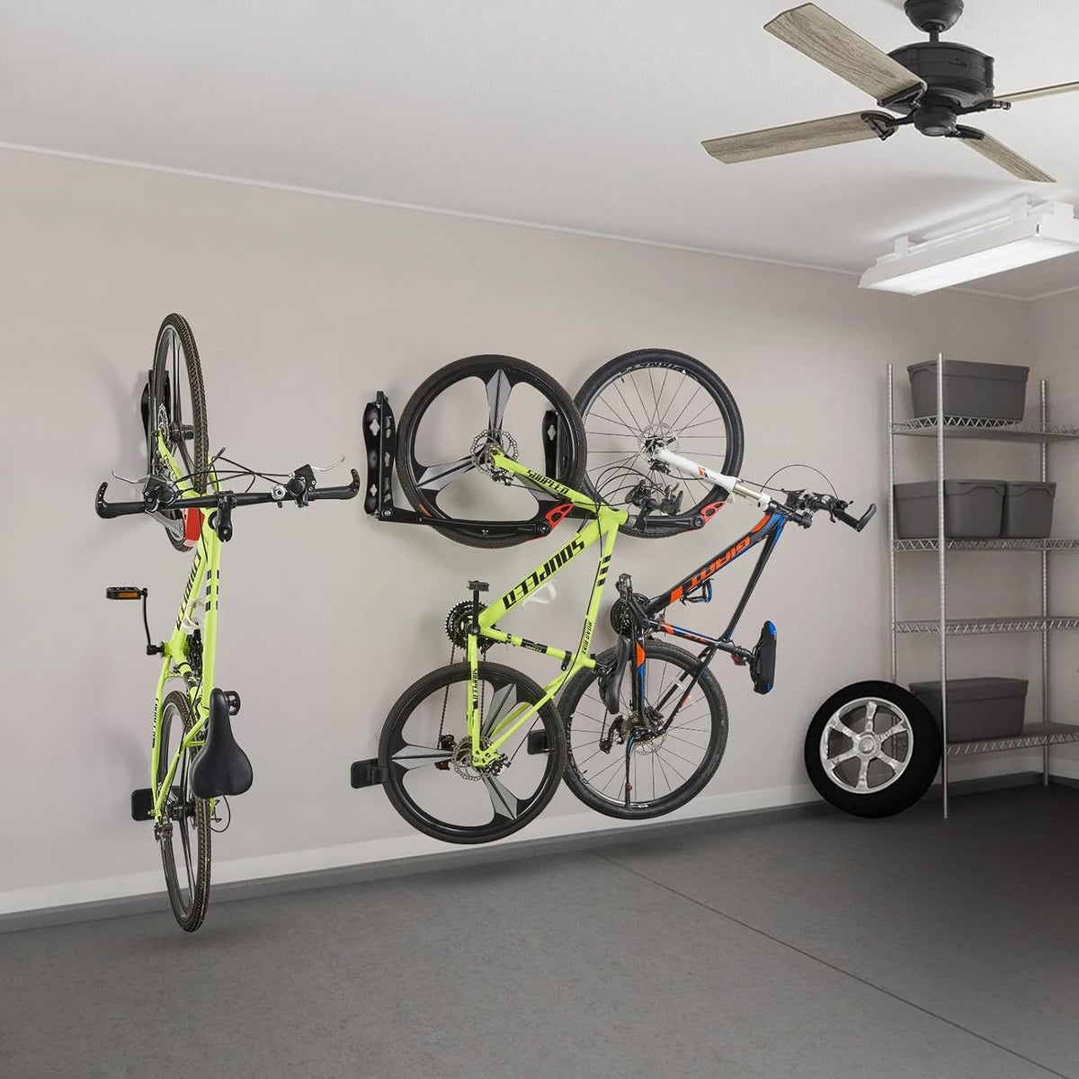 Ultrawall BIKEPAL Swivel Bike Rack - Space-Saving Wall-Mounted Storage for Home & Garage