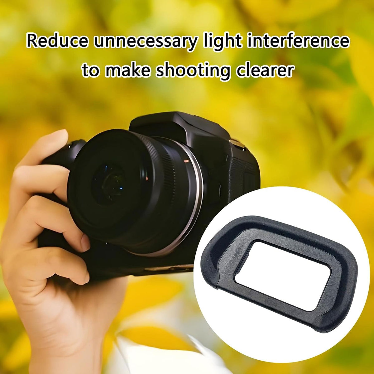 SOMUMOK EOSR10 Hard Eyecups Eyepiece Eye Cup Viewfinders Protectors Covers for Eosr Camera