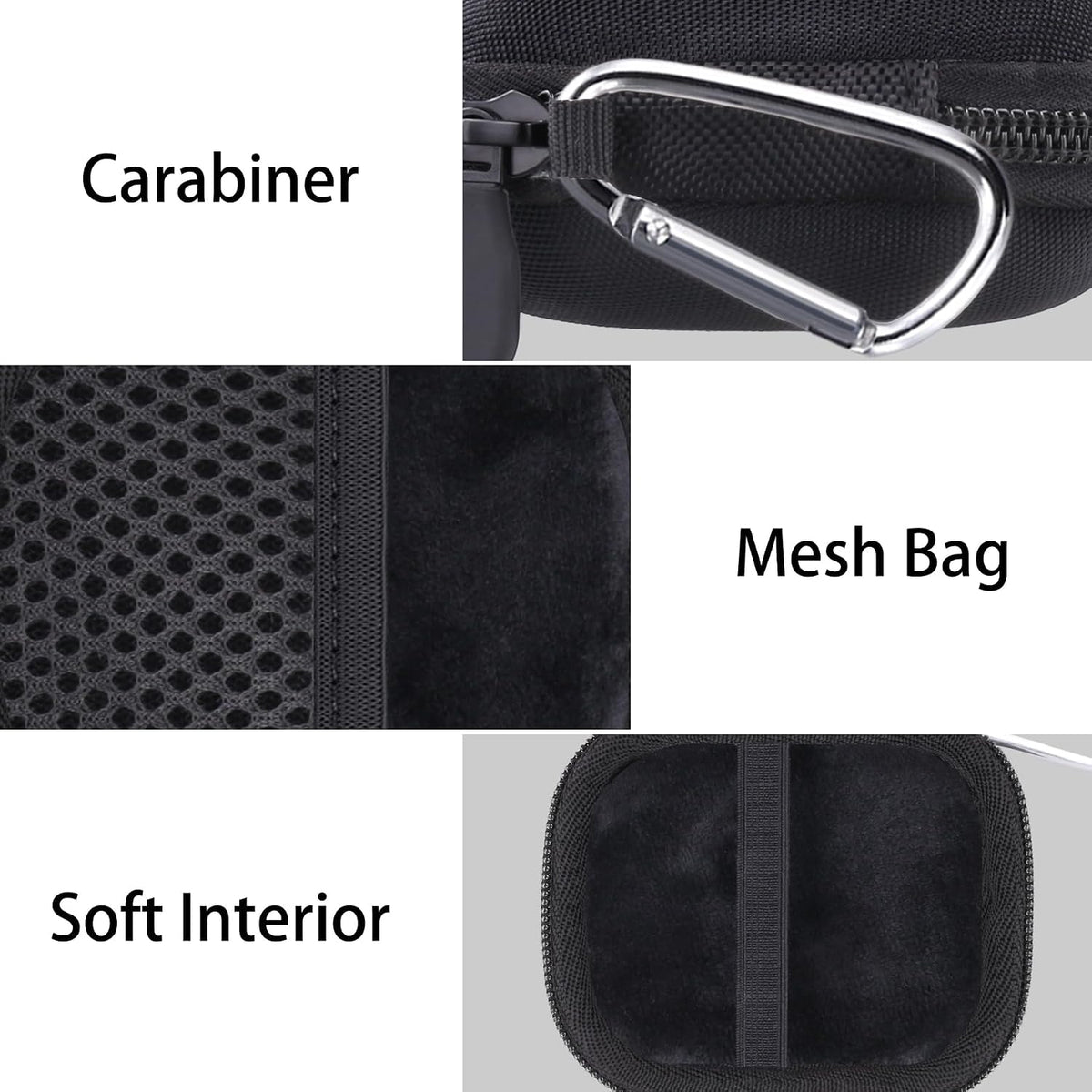 Baval for Anker Soundcore Work Portable AI Voice Recorder Hard Travel Case(Black Case)