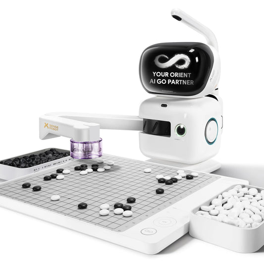 Sense Robot Go Professional – AI Smart Go Board with Robotic Arm, 23-Level AI for All Skill Levels, Apex Duel, Real-Time Game Review, Wi-Fi OTA Updates