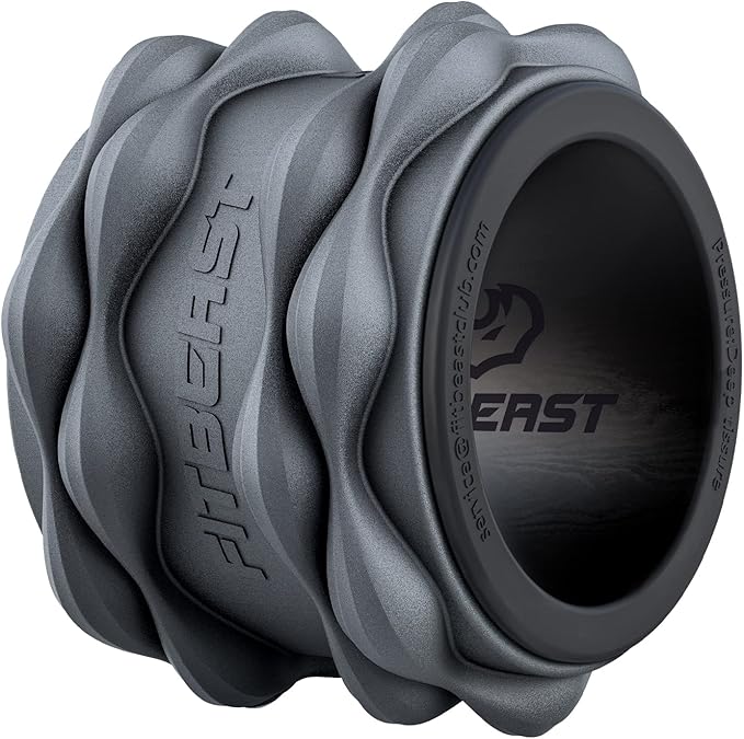 FitBeast Back Roller, Back Wheel Foam Roller - Targeted Muscle Roller for Deep Tissue Massage, Back Stretcher