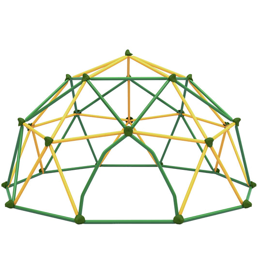 Virubi 12 FT Climbing Dome for Kids 3-10, Geometric Jungle Gym, Outdoor Play Equipment Supports 1000 lbs, Anti-Rust Easy Assembly