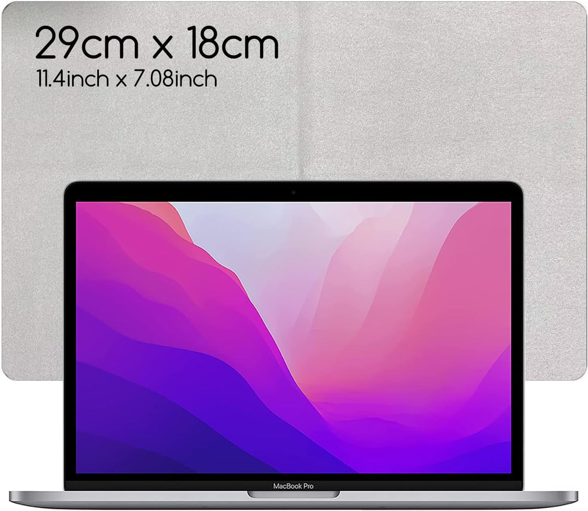 2 Pack 13 inch 14 inch 13-14 inch Microfiber Liner Cleaning Cloth Compatible with MacBook Pro/AIR and MacBook Pro