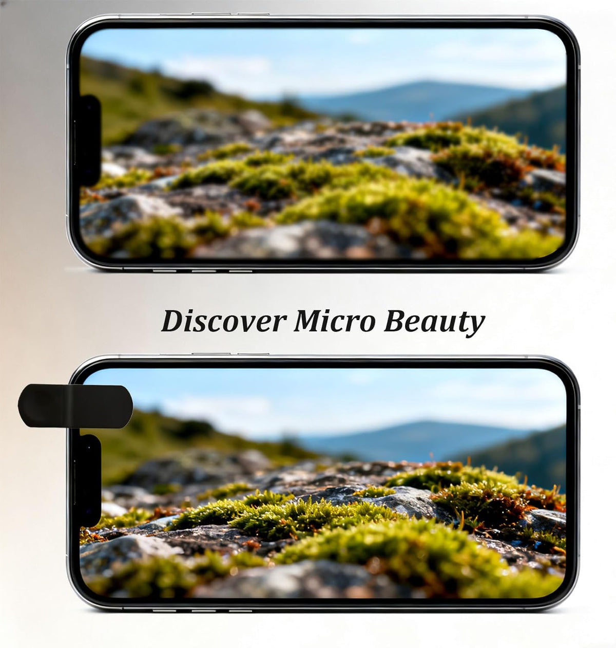 Brvlsoc 3-in-1 198 0.63 15 Set Smartphone Camera Lens Kit Fisheye, Wide-Angle & Macro Clip-On Lens for iPhone, Samsung