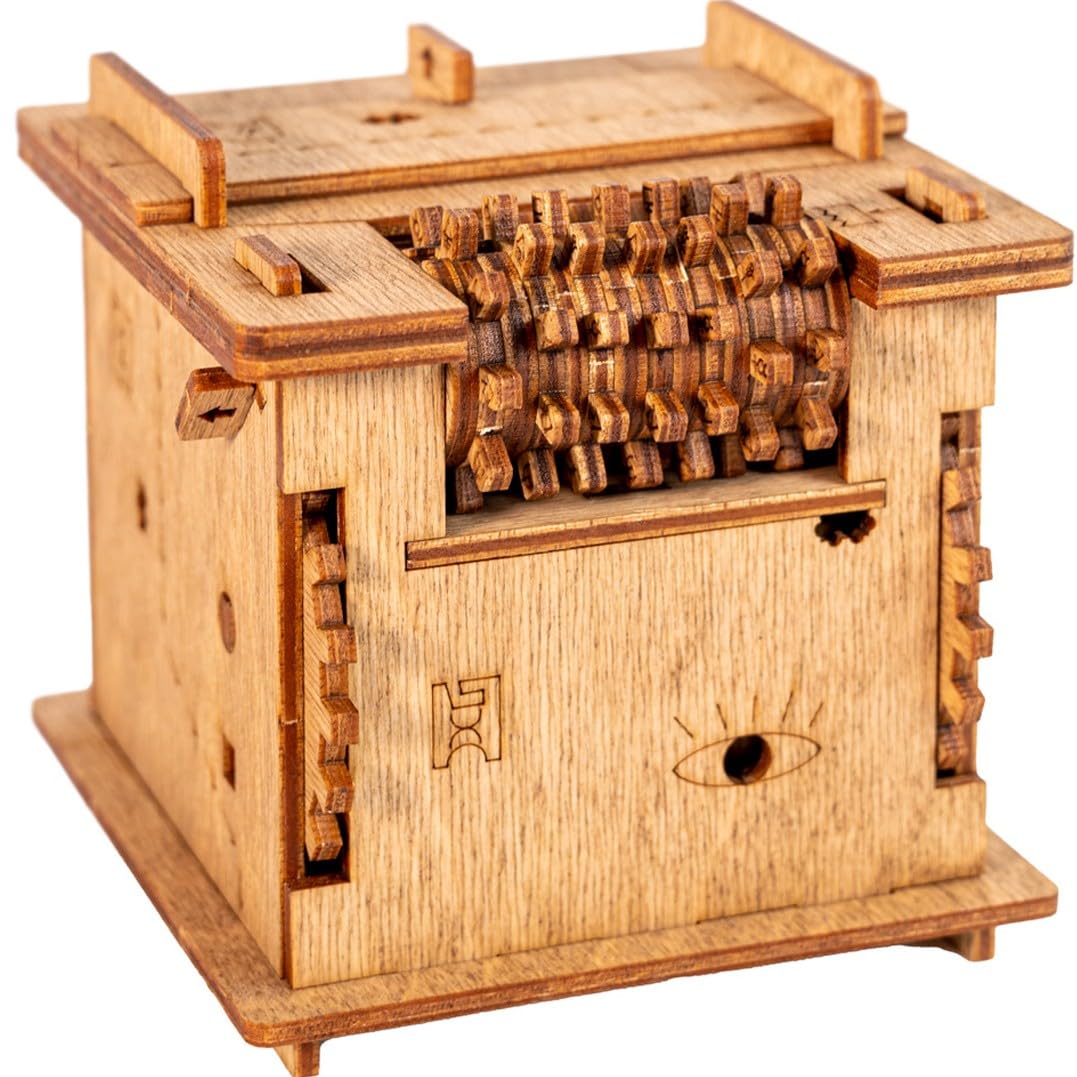 iDventure Cluebox Schroedingers Cat | Escape Room Puzzle Box | Challenging 3D Puzzle | Unique Gift Idea for Men an Women