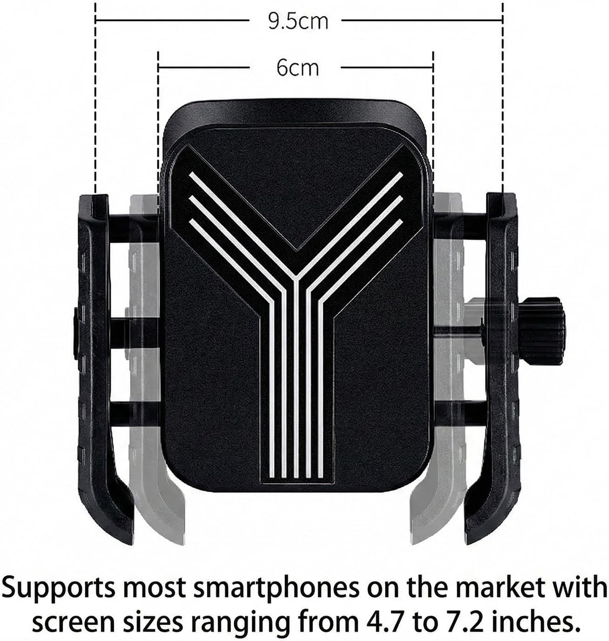 BOROLA 2-in-1 360 4.7-7.2 Wrist & Arm Phone Holder, Rotatable Universal Sports Phone Mount for Running Cycling Gym.