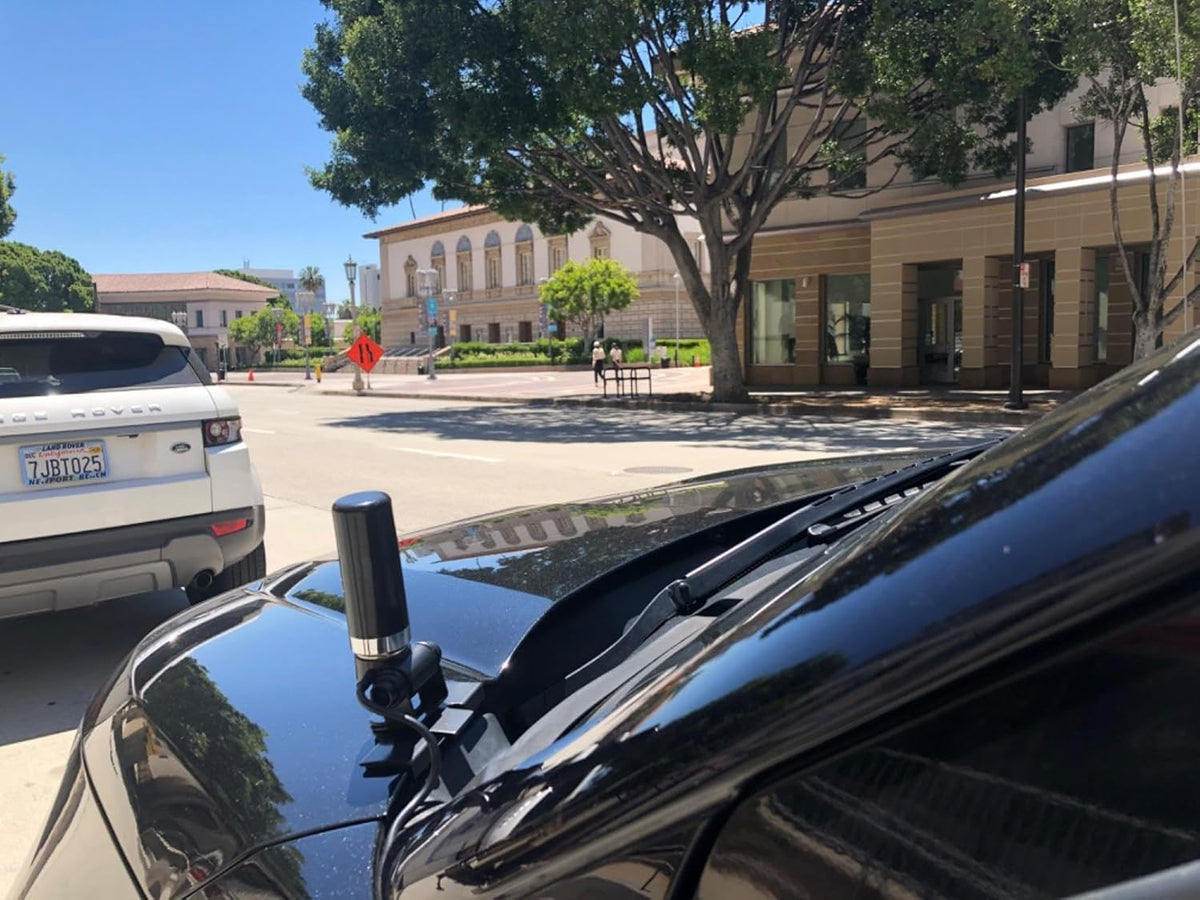 Anina 3DB 136-174MHz 400-470MHz, 3.5 Gain GMRS Antenna NMO Mount, Dual-Band UHF VHF Antenna NMO Connection for Midland
