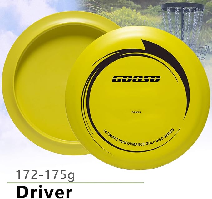 Disc Golf Set - Driver, Mid-Range and Putter Discs with Disc Golf Bag for Outdoor and Backyard, Comfortable Plastic, 6 Pack