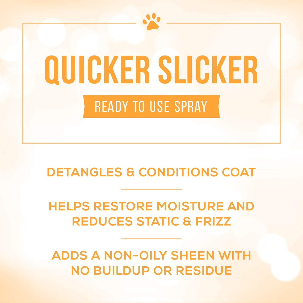 Paw Brothers Grooming Tool and Nature's Specialties Conditioning Spray Bundle - Hard Pin Curved Slicker Brush, Medium, 3.5 in. - Quicker Slicker Detangling and Conditioning Spray, Ready to Use, 16 oz