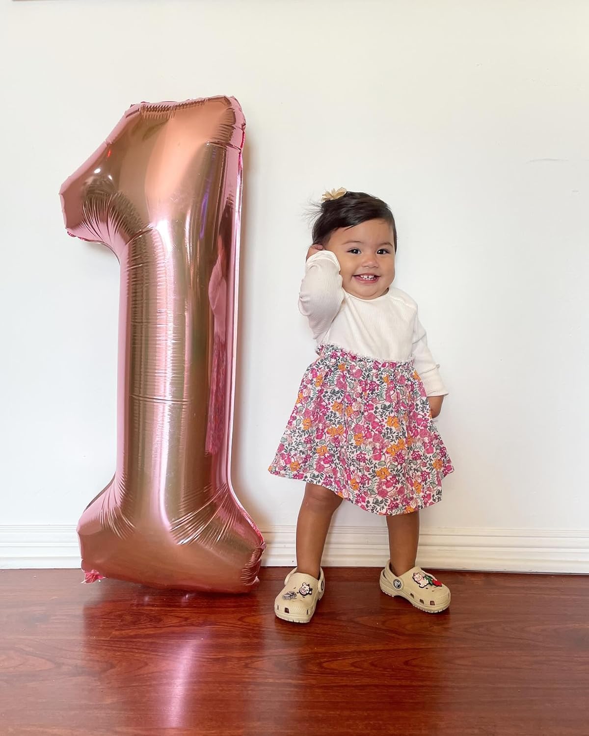 Rose Gold Number Balloons by [Brand Name] - 40 Inch 0 Balloon for Birthday Party Decorations | Perfect for All Ages