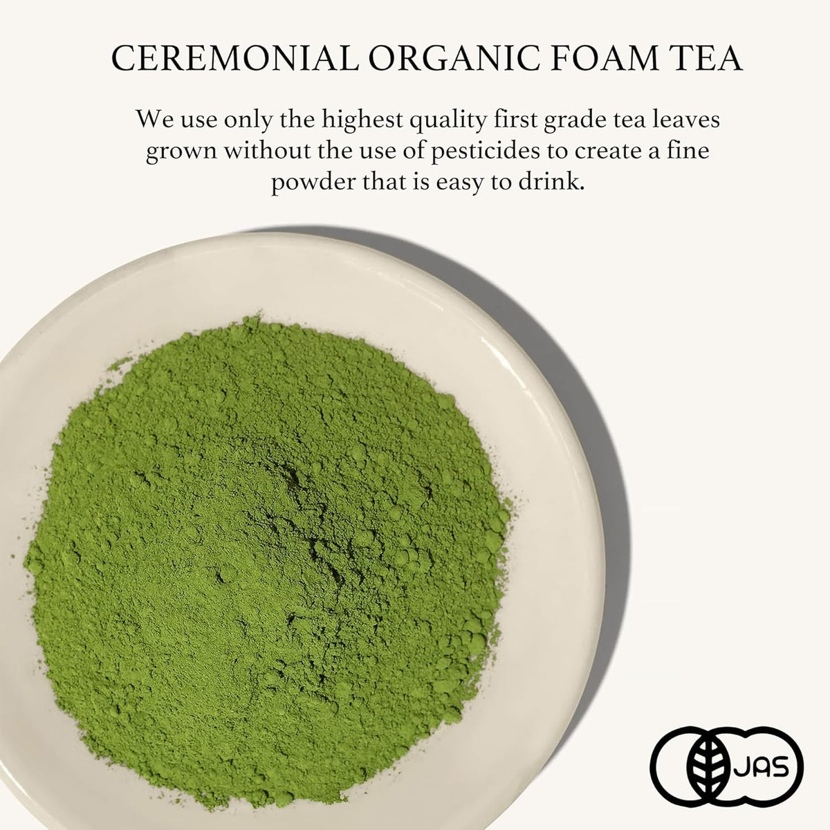 TEA-HAVA Organic Matcha Green Tea Powder - Superior Ceremonial Blend from Uji, Kyoto (30g / 1.06 oz)