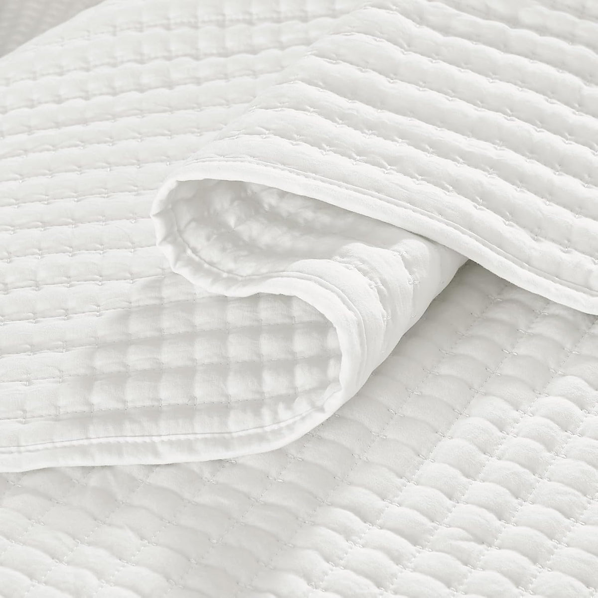 WRENSONGE King Size Quilt Bedding Set - 3 Pieces Lightweight Summer Coverlet with 2 Pillow Shams