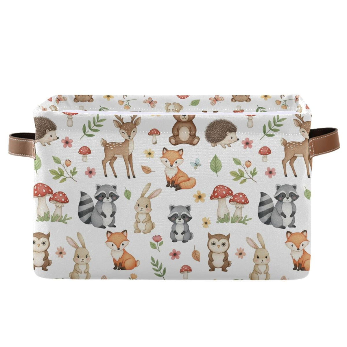 Emelivor Cute Animals Storage Basket Bins Foldable Laundry Hamper Storage Bins Box Organizer for Bedroom Office Clothes Pet Living Room,1 pcs