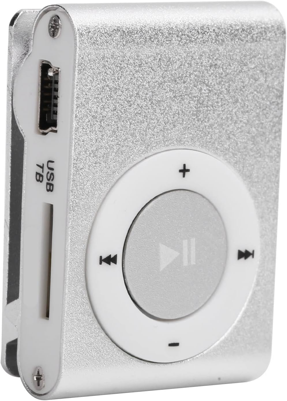 SUNGOOYUE MP3 Set, 2pcs MP3 Music Player Portable Aluminum Alloy Digital Music Media Player Mini Back Clip Player