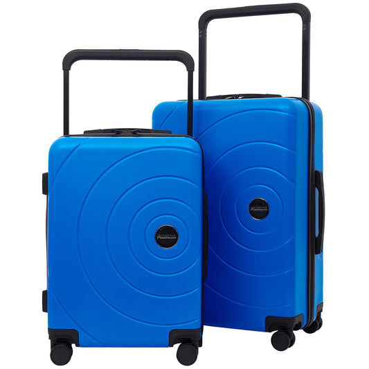 Travelers Club Odyssey Luggage Set, Blue, 2 PC Set