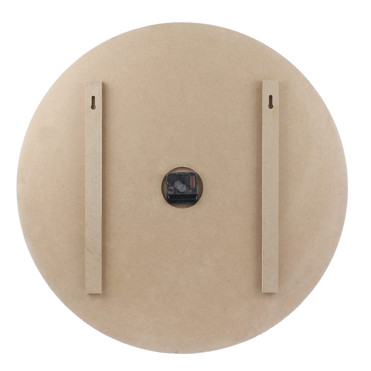 Stonebriar Vintage Farmhouse Wooden 23 Inch Round Battery Operated Hanging Wall Clock
