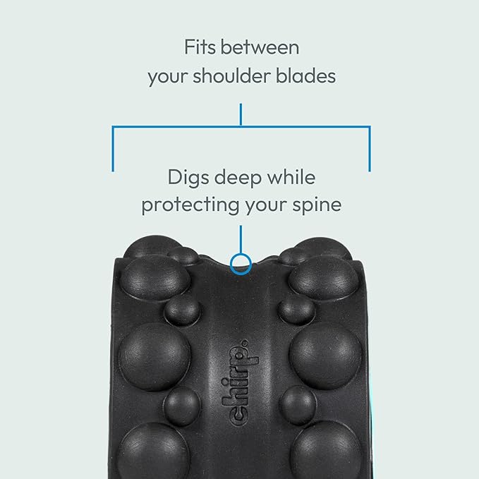 Chirp Wheel XR 3-Pack - 10??Acupressure, 6??Knot-Kneading Thumb, 4??Neck & Headache Relief, High Density Foam Massage Roller Set for Deep Tissue Back Roller & Muscle Therapy, Supports 500lbs, Black